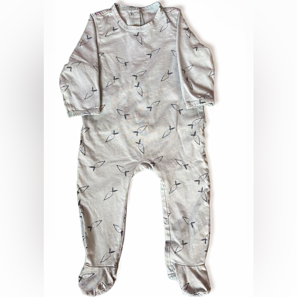🐰Verbaudet 3M Carrot Print Kids One Piece Sleeper
